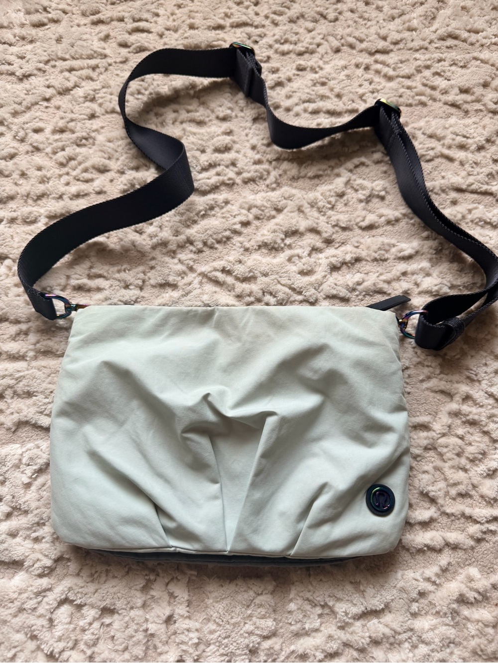 lululemon athletica Sage Crossbody Bag with Black Adjustable Strap